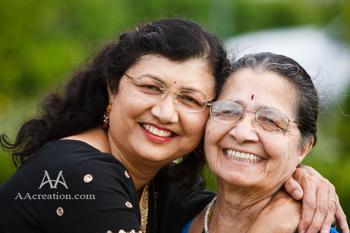 Reena's Mom and grandmother (she had the best smile out of the family)