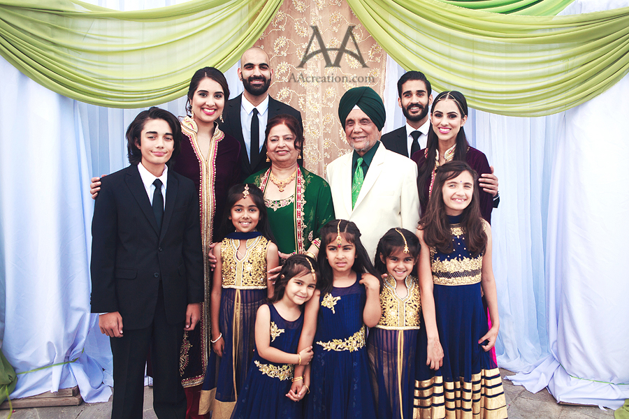 Punjabi family photo AAcreation Blog